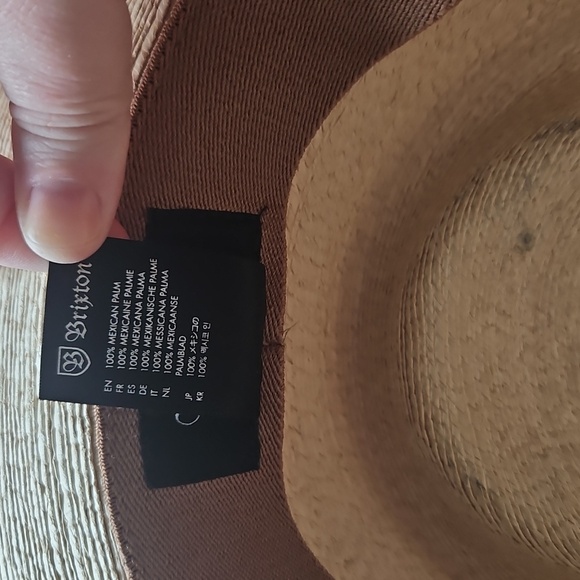 Brixton exclusive Marcos Fedora Limited straw hat- size large - Picture 8 of 8